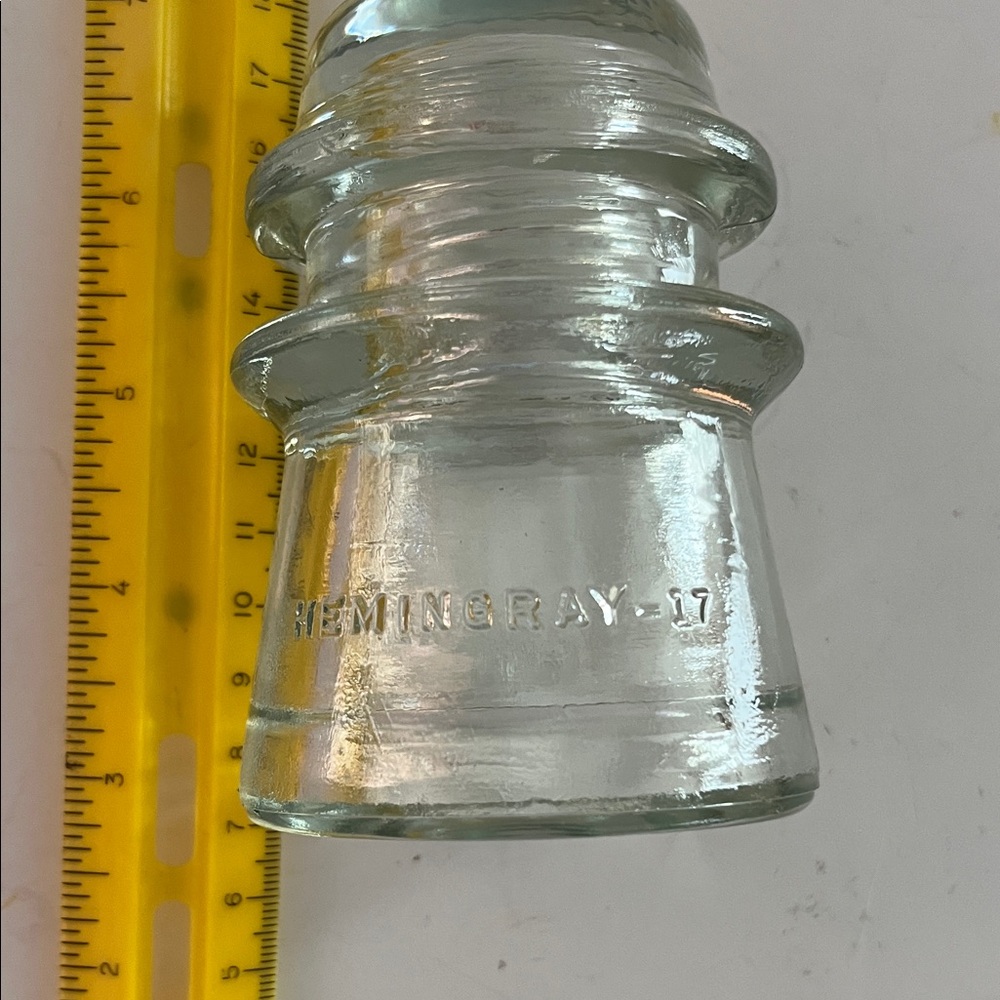 Vintage Collectable Hemingray Glass Insulator Art Piece